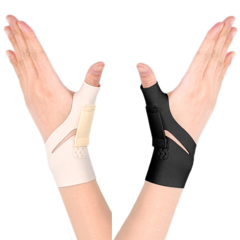 ปลอกสวมนิ้วหัวแม่มือ ยืดหยุ่น บรรเทาอาการปวด ปรับได้ สําหรับเล่นกีฬา