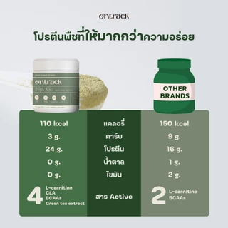 [Midmonth Sale] Ontrack โปรตีนพืช รสมัทฉะ ผสมโปรไบโอติกส์ (Plant Protein) 500g 17 servings