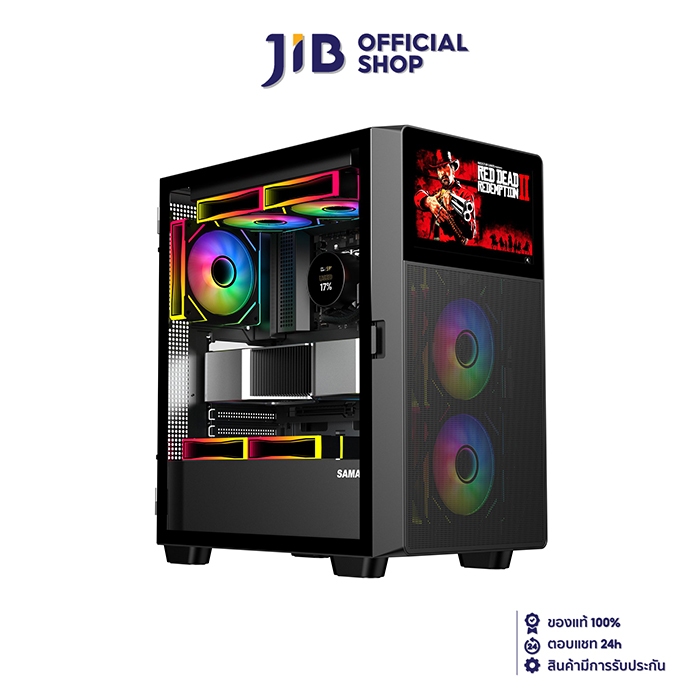 CASE (เคส) SAMA V PLAY (BLACK) (ATX)