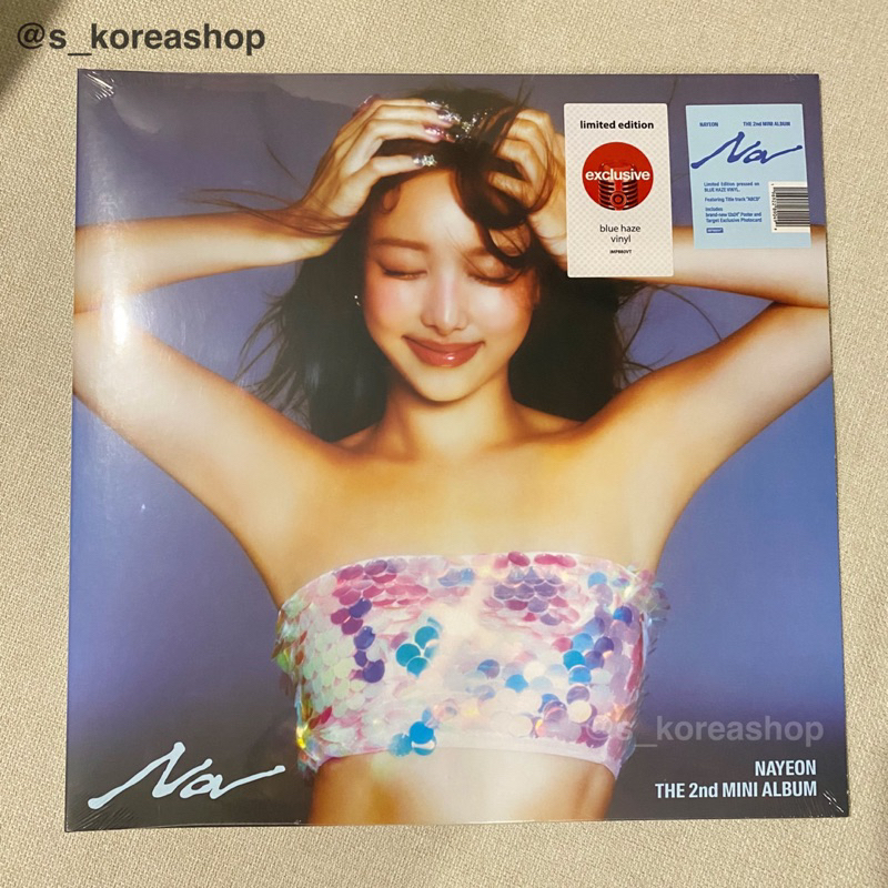 [พร้อมส่ง] NAYEON - NA (Target Exclusive, Vinyl)  [แผ่นสี Blue Haze] แผ่นเสียงนายอน