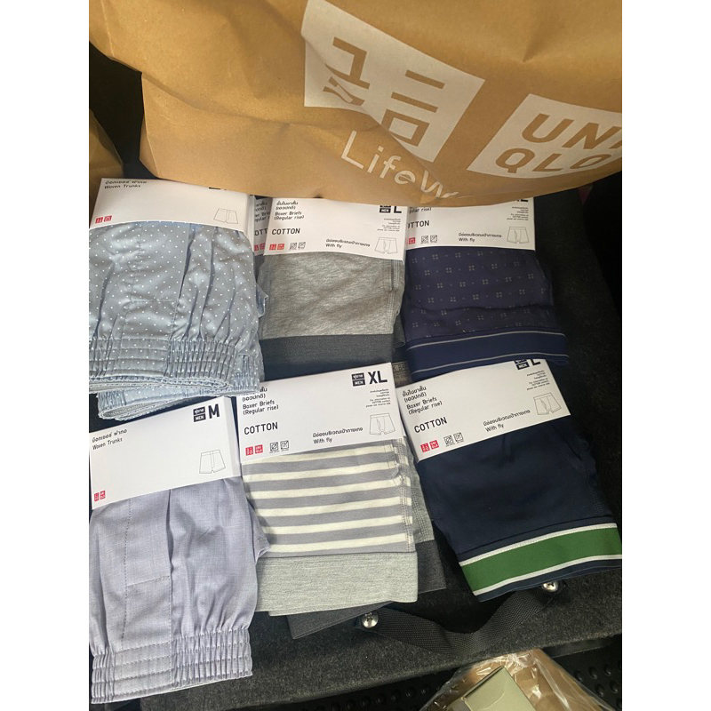 กางเกงในขาสั้น COTTON uniqlo แท้shopไทย - รูปที่ 6