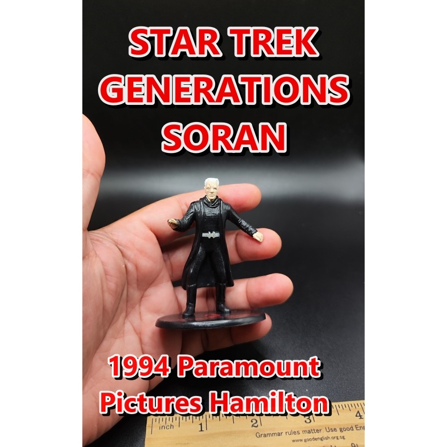 Vintage 1994 STAR TREK GENERATIONS SORAN 3" Figure Paramount Pictures Hamilton RARE