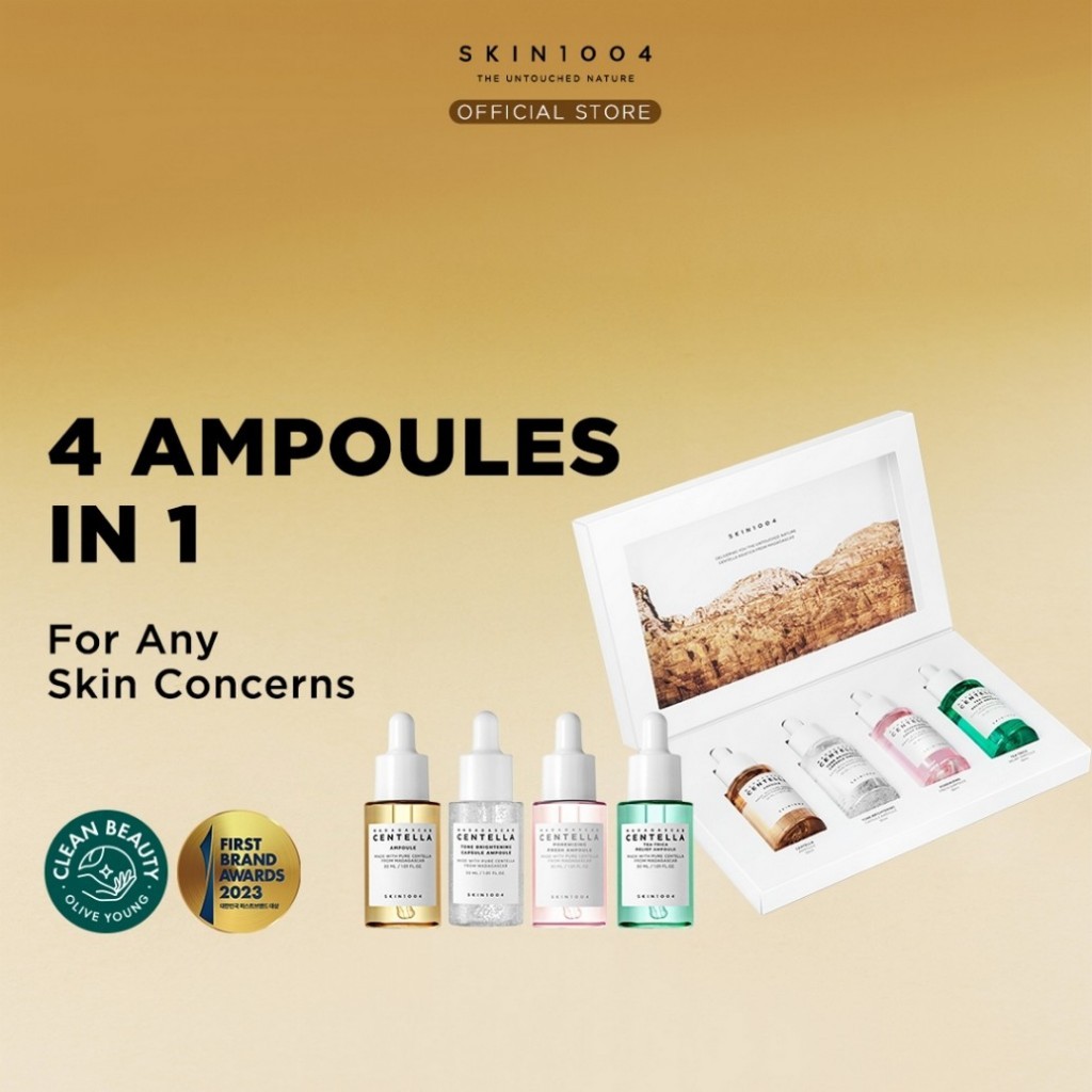 SKIN1004 Madagascar Centella Ampoule Kit 4 ชุดสไตล์