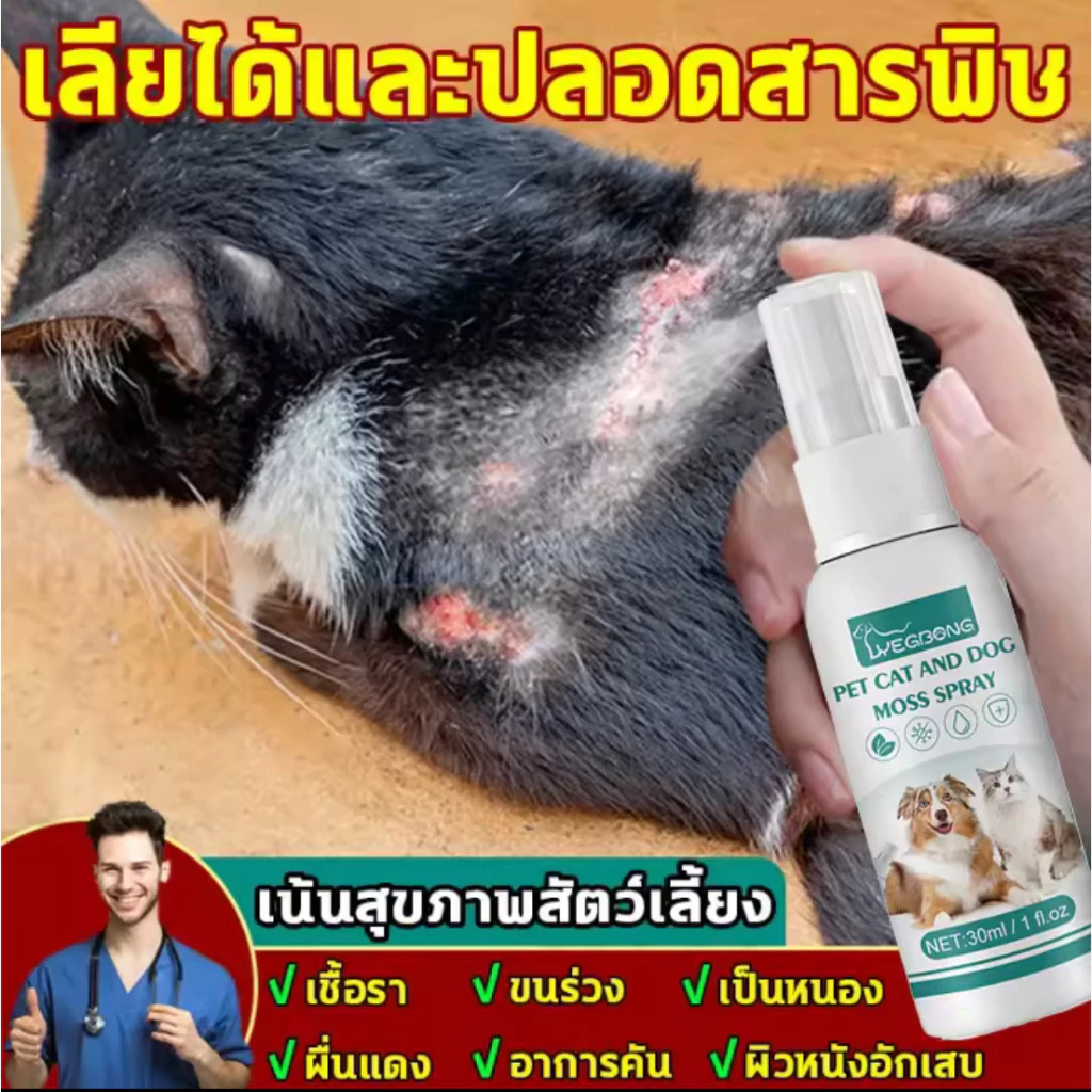 สเปรย์สมุนไพร กันเห็บหมัด เชื้อรา ขี้เรื้อน สัตว์เลี้ยง 30ml thumbnail 4