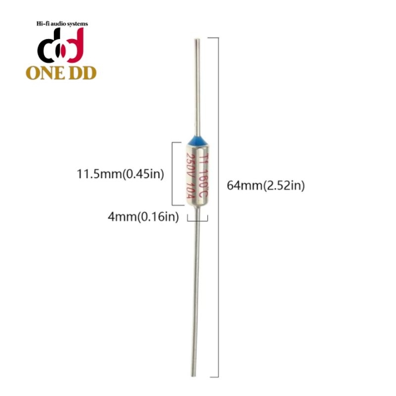 Thermal Fuse เทอร์โมฟิวส์ ฟิวส์หม้อหุงข้าว 10A ฟิวส์ความร้อนอุณหภูมิ Tf 72°C 142°C 157°C 172°C 185°C 192°C 220°C 240°C - รูปที่ 4