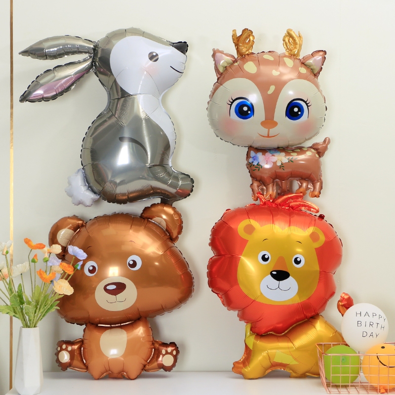 ลูกโป่งฟอยล์รูปสัตว์ ตกแต่งงานปาร์ตี้ งานวันเกิด  น่ารักสุดๆ ขนาดใหญ่ มีให้เลือกหลายแบบ - รูปที่ 7