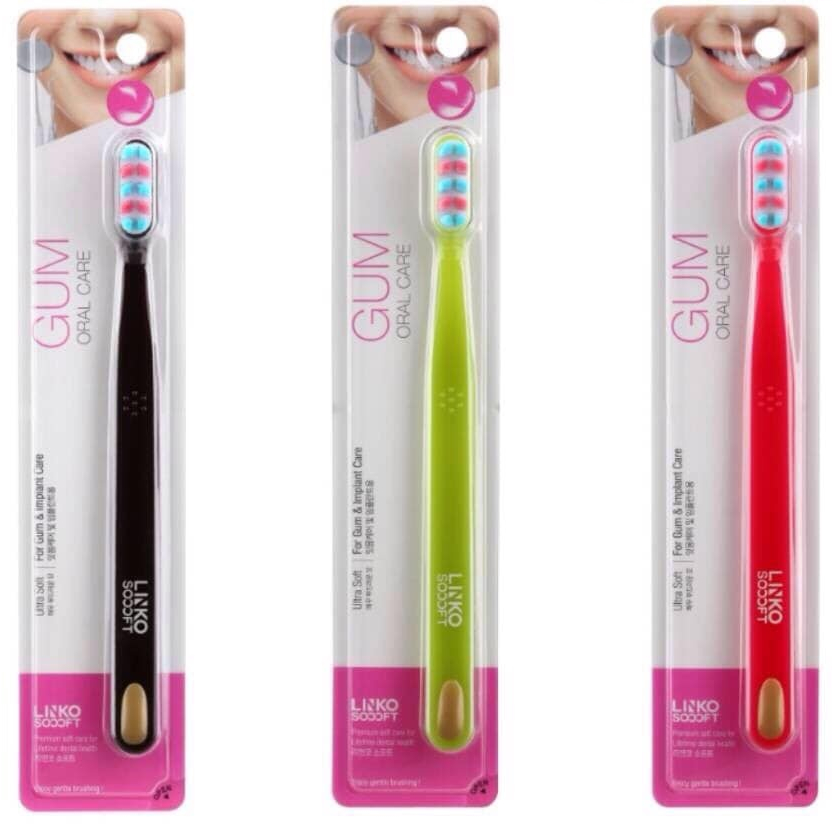 Linko Soooft Gum Oral Care แดง/เขียว/ดำ