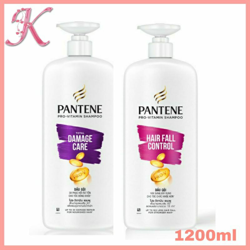 Pantene แชมพู แพนทีน โปร-วี ขนาด 1200 มล. Pantene Shampoo 1200 ml. เลือกสูตรได้