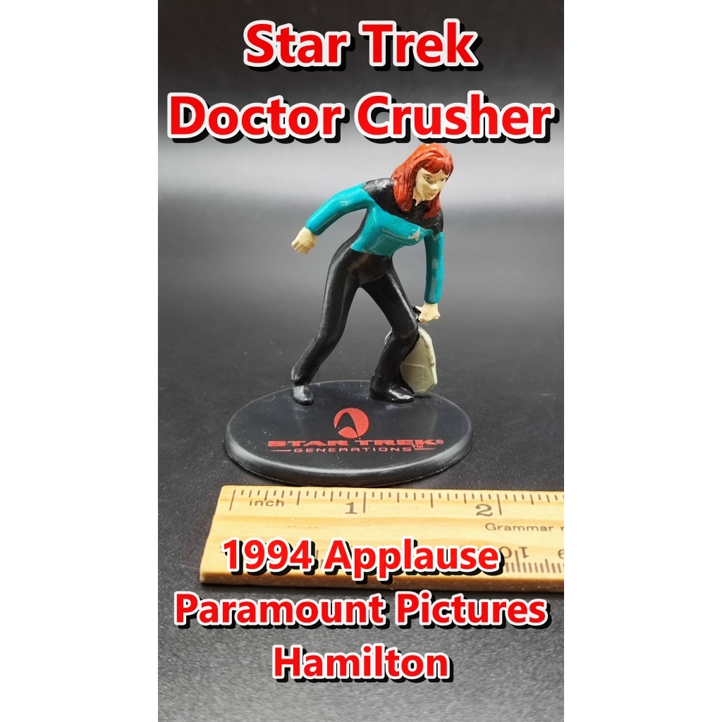 Star Trek Generations Doctor Crusher 3" PVC Figure 1994 Applause Paramount Pictures Hamilton