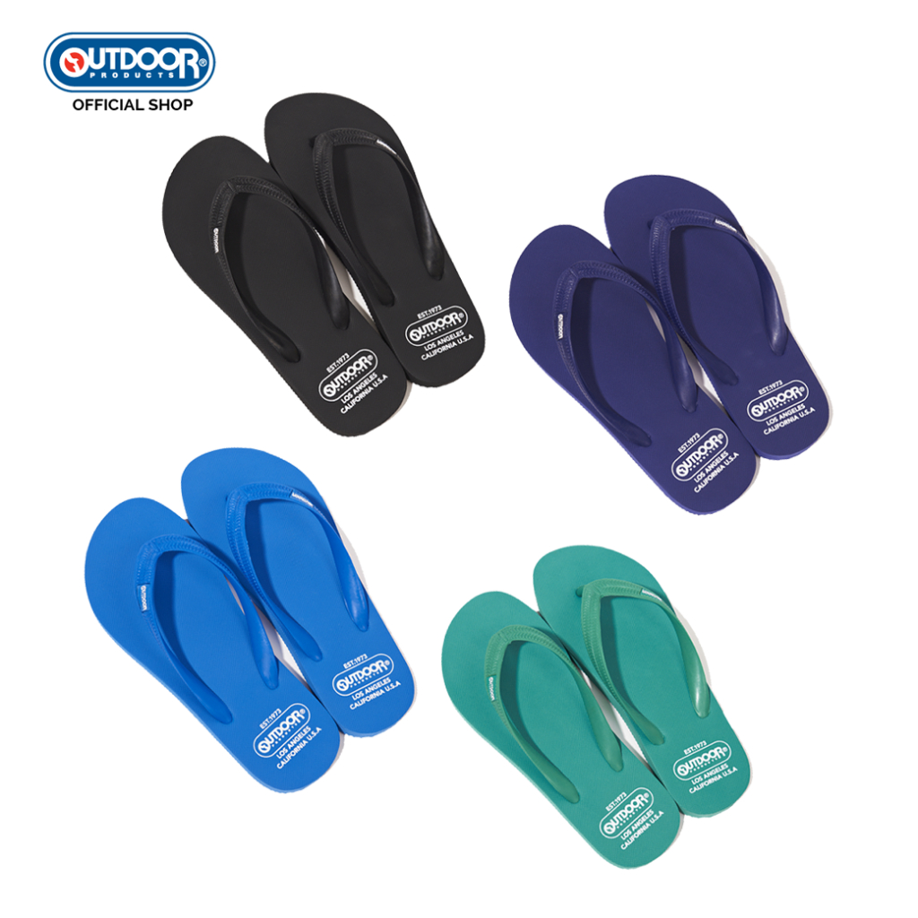 OUTDOOR PRODUCTS MEN EST LOGO FLIPFLOP รองเท้าแตะลำลองผู้ชาย เอ้าดอร์ โปรดักส์ ODMFL