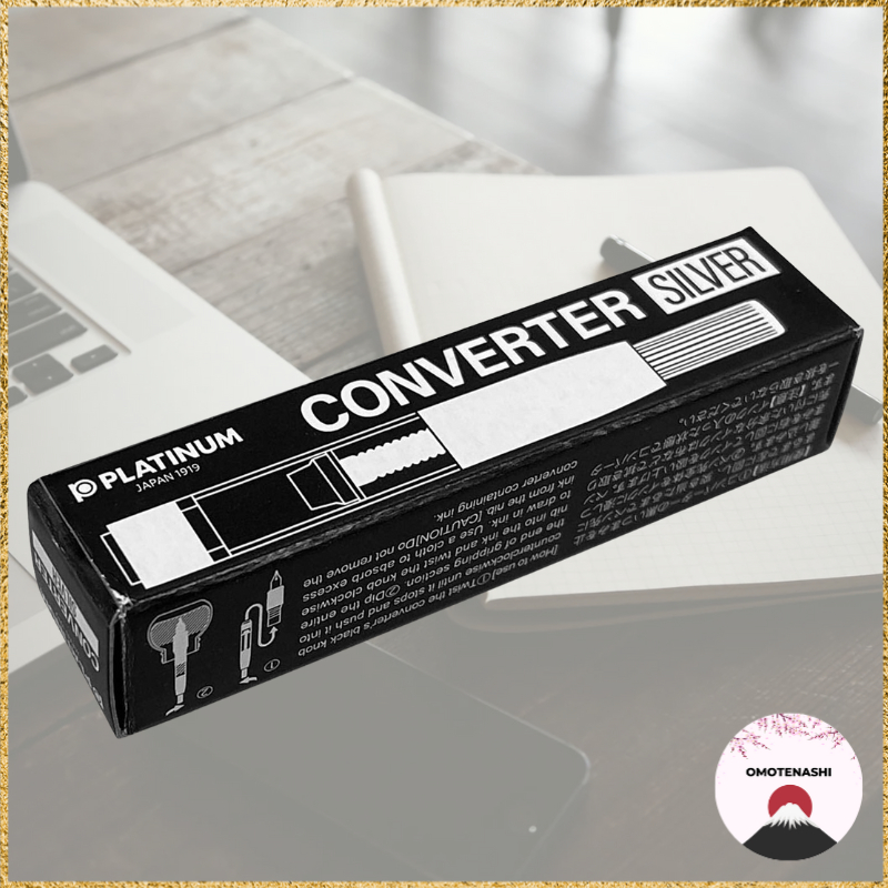 Platinum Fountain Pen Converter Silver 700A#9 for Fountain Pens