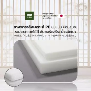 Kawa ที่นอนยางพารา สัมผัสแน่น รุ่น Fudo Pro ความหนา 8 นิ้ว แน่นแข็งแรง นอนสบาย รองรับสรีระร่างกาย