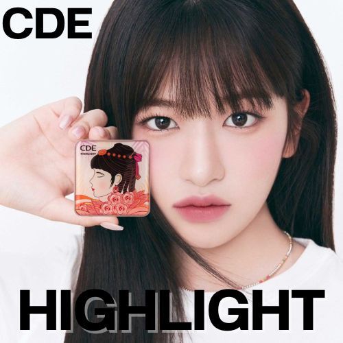 บลัชออน CDE HIGHLIGHT Smart Girl Reading Blush เนื้อดีมากๆ เม็ดสีแน่น สีชัด ปาดง่าย ติดทน ขนาด 6 กรัม