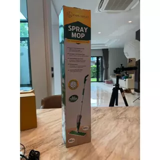 KJR - SPRAY MOP ไม้ถูพื้นสเปร์ย กระบอกน้ำจุน้ำได้ 500 ml ผ้าหน้ากว้าง 40 cm สูง 120 cm หมุนได้ 360 องศา แห้งเร็ว ผ้าหนาน