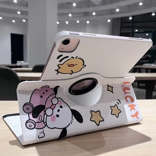 360.เคสฝาพับ หมุนได้ 360° สำหรับ Samsung Tab A9 Plus/Tab A7 lite/Tab S6 lite/Tab A11 S9 FE S9FE S7 S8 เคสหนัง ลายการ์ตูน