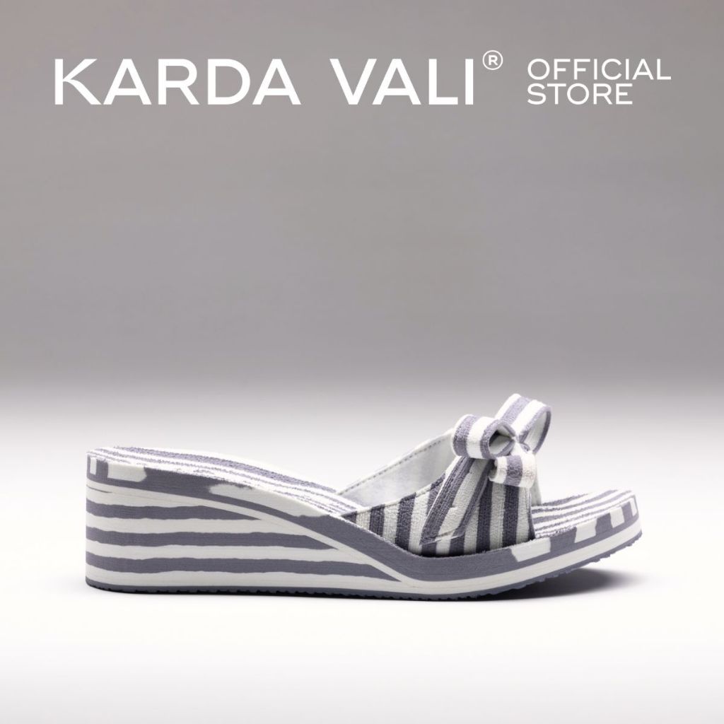 KARDA VALI รองเท้ามีส้น 2 นิ้ว รุ่น Olivia รองเท้าใส่สบาย สำหรับผู้หญิง ไม่กัดเท้า นุ่มเบาสบาย สีฟ้า Capri Blu