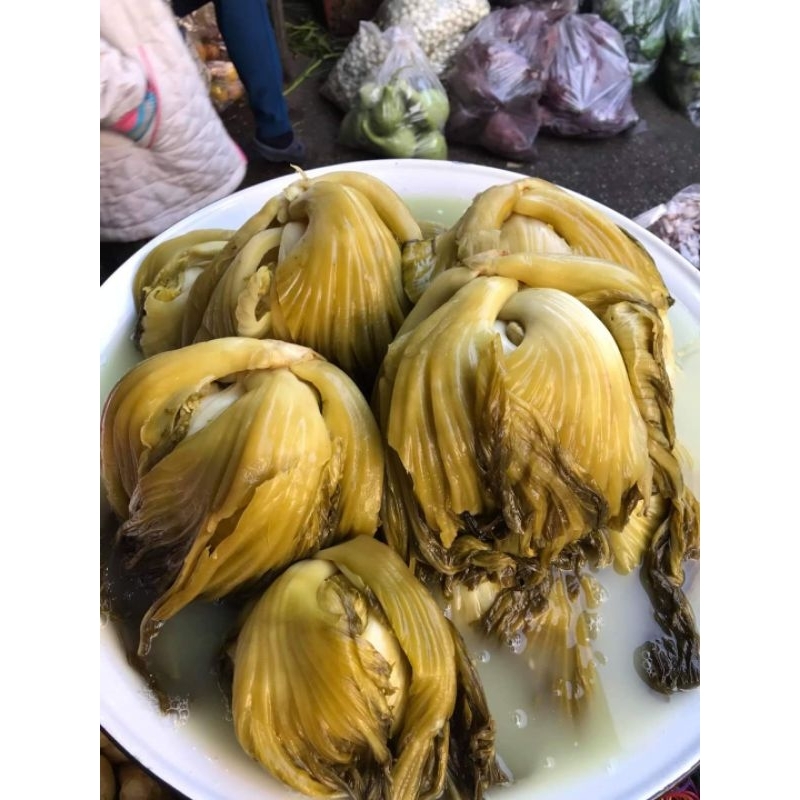ผักกาดดองโบราณไม่ใส่สาร ไม่ใส่หัวเชื้อ เมื๊องเมืองกาดรอบเวียง