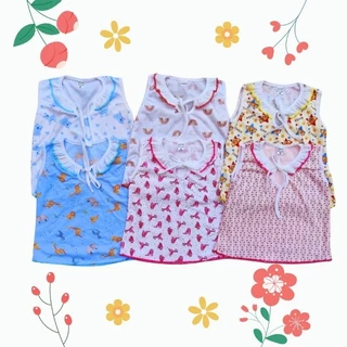 เสื้อแขนกุดคอระบาย เสื้อแขนกุดเด็กผู้หญิง ผ้านิ่ม ใส่สบาย