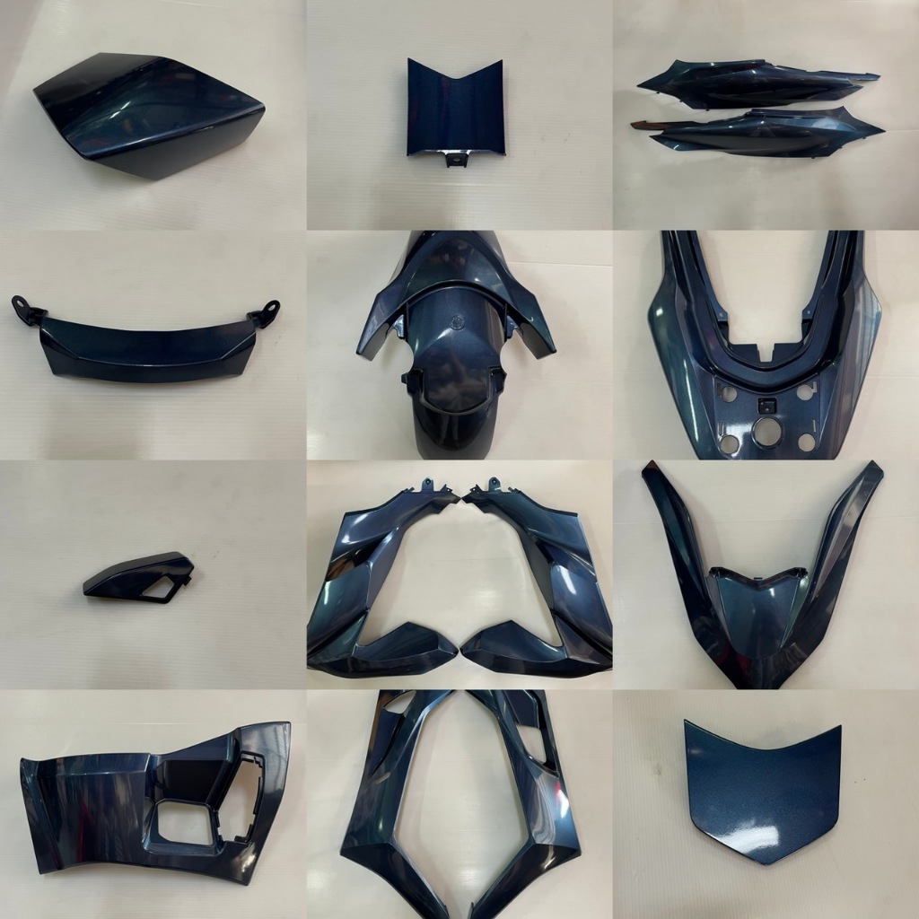 ชิ้นสีขายแยก PCX 160 ปี 2021- 2024  สีน้ำเงิน PB389M  เกรดงาน ARM , ABS สินค้า เกรดงานเทียม