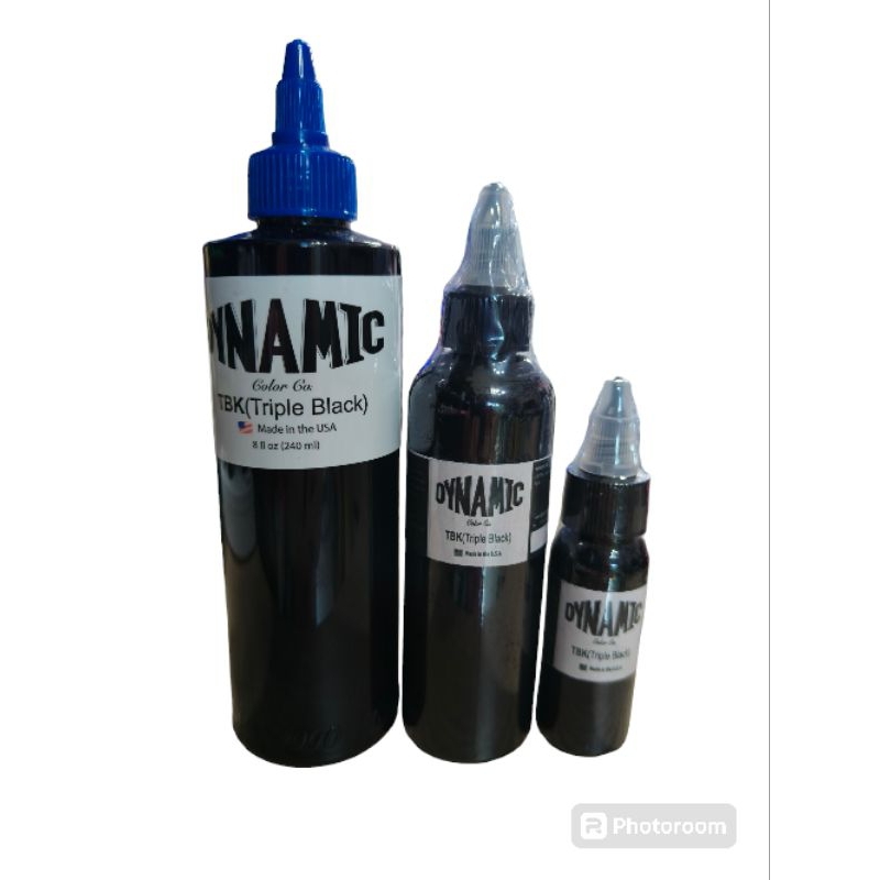 สีดำเข้ม Dynamic ดำคูณ3 100%