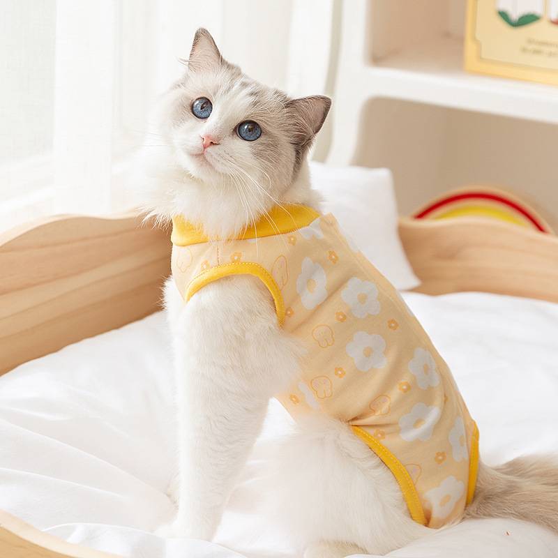 ชุดกันเลีย ป้องกันเลียแผลหลังผ่าตัด สำหรับแมว-สุนัข หรือ ชุดอย่านม
