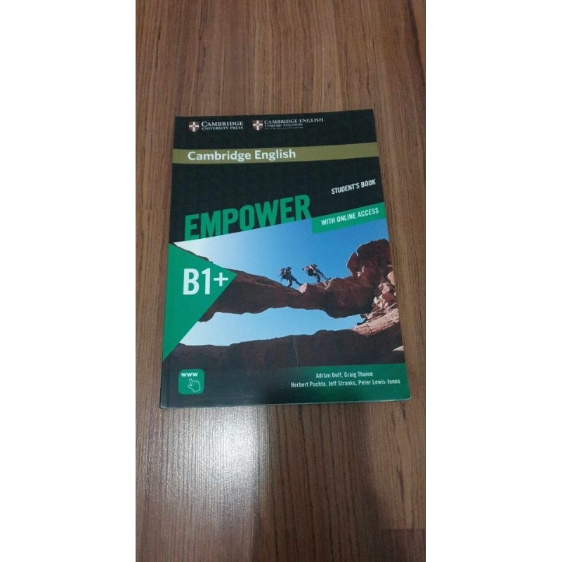 Cambridge English: Empower Intermediate Student Book B1+ with online access (มือสอง)