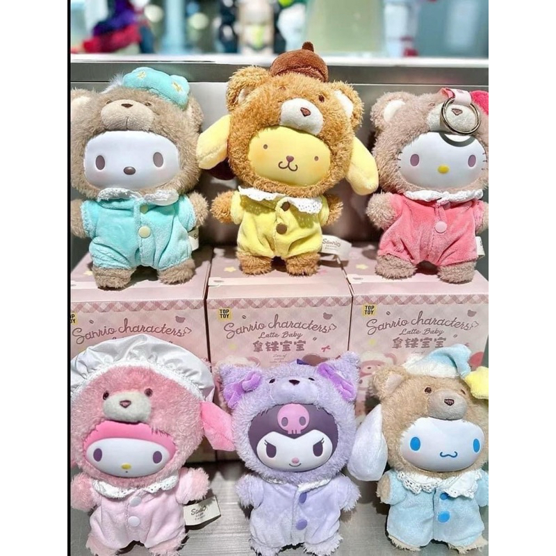 พร้อมส่งในไทย ใช้โค้ดลดเพิ่มได้ กล่องสุ่มพวงกุญแจ Toptoy x Sanrio กล่องสุ่มซานริโอ้