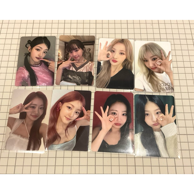 born to be xx kiss of life, shh, midas touch photocard official 100% Julie Haneul Natty Belle