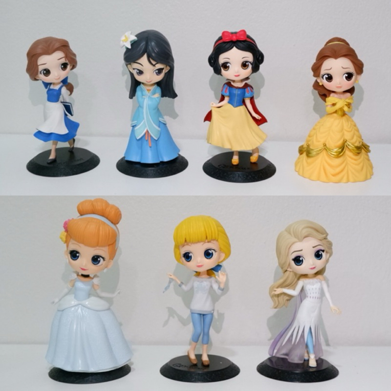 Figure | ฟิกเกอร์ QPosket เจ้าหญิงดีสนีย์ Disney Princess [ไม่มีกล่อง] ของแท้ Japan🇯🇵