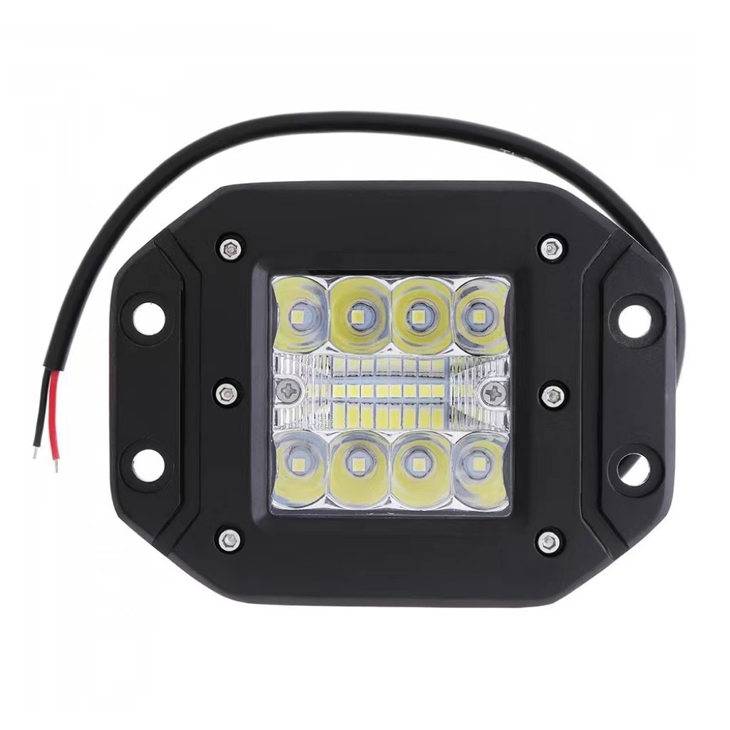 (1ชิ้น) สปอตไลท์ 39W / 18W (แสงขาว) ออฟโรด SUV Flush mount ไฟสปอตไลท์ LED 12V-24V