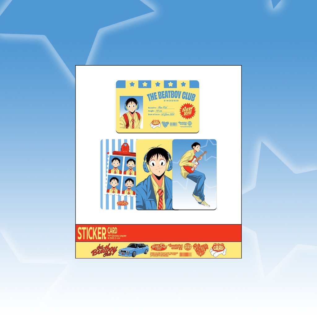 THE BEATBOY CLUB Sticker Card สติกเกอร์การ์ด