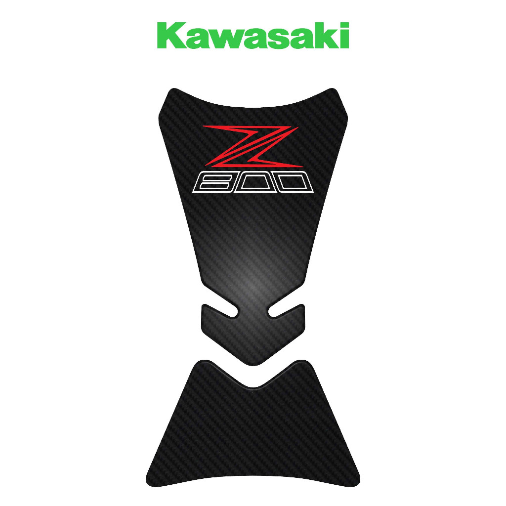 กันรอยถัง KAWASAKI รุ่น Z800 - สีแดง #กันรอยZ800 #กันรอยฝาถังZ800 #ของแต่งZ800