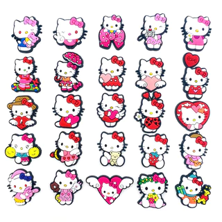 ตัวติดรองเท้า Pvc ตัวการ์ตูนสำหรับตกแต่ง Diy รองเท้าหัวโต ติดง่าย น่ารัก
