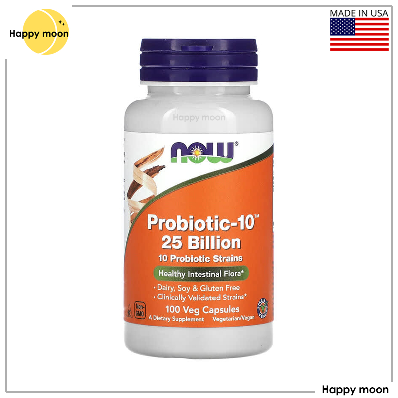 NOW Foods, Probiotic-10, 25 Billion, 100 Veg Capsules