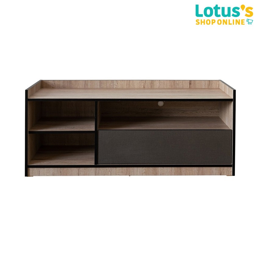 โลตัส ตู้วางทีวี ขนาด 120X40X50 ซม. รุ่น CB-04 สีโซลิค-เทา LOTUS'S TV CONSOLE CB-04 SOLID GREY 120X40X50 CM.