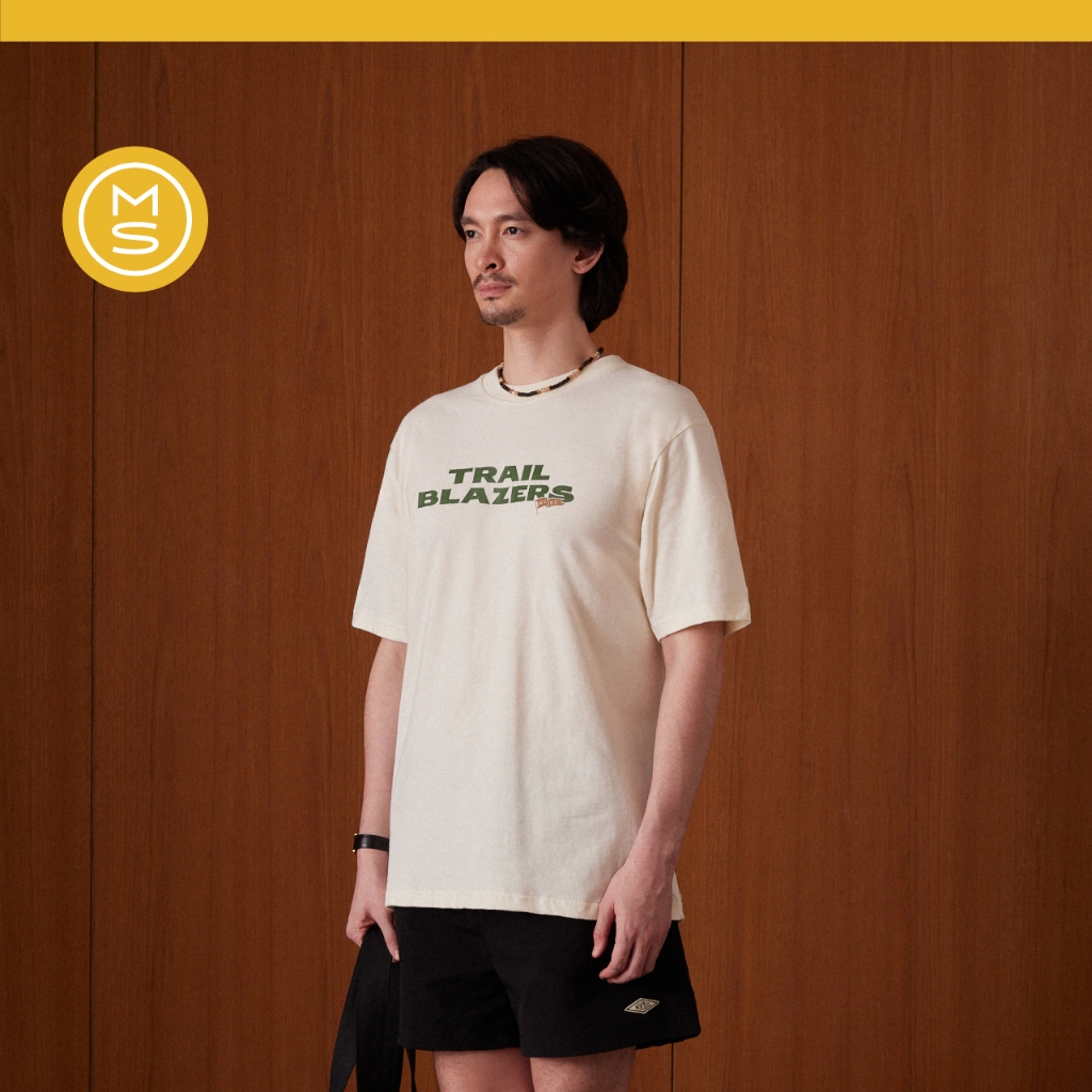 Mustard Trailblazers Tee - Off-White | เสื้อยืด ผ้านุ่มพิเศษ