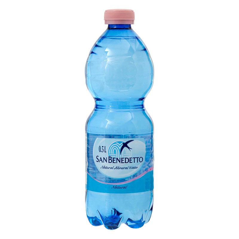 🌟พร้อมส่ง🌟San Benedetto Still Mineral Water PET 500 ml 24 bottle น้ำแร่ ซานเบเนเดตโต ขวดพลาสติก 500 มล. 24 ขวด