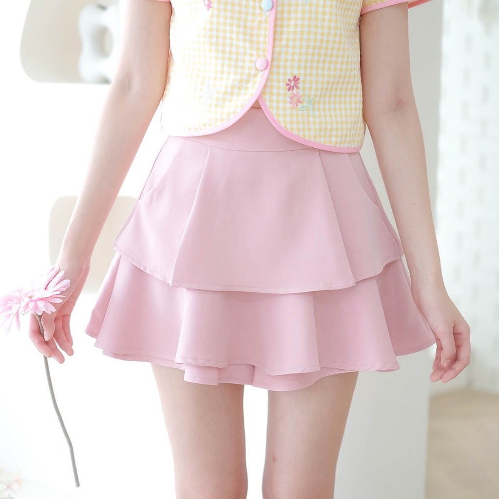 06-320 กางเกงกระโปรง Romeo Layer Shorts - 4 ไซส์