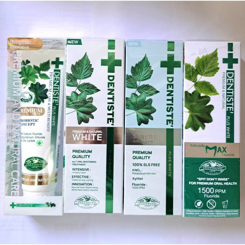Dentiste’ Toothpaste ยาสีฟัน เดนทิสเต้ สูตรออริจินัล, ลดเสียวฟัน, ฟันขาว, พรีเมี่ยมแคร์
