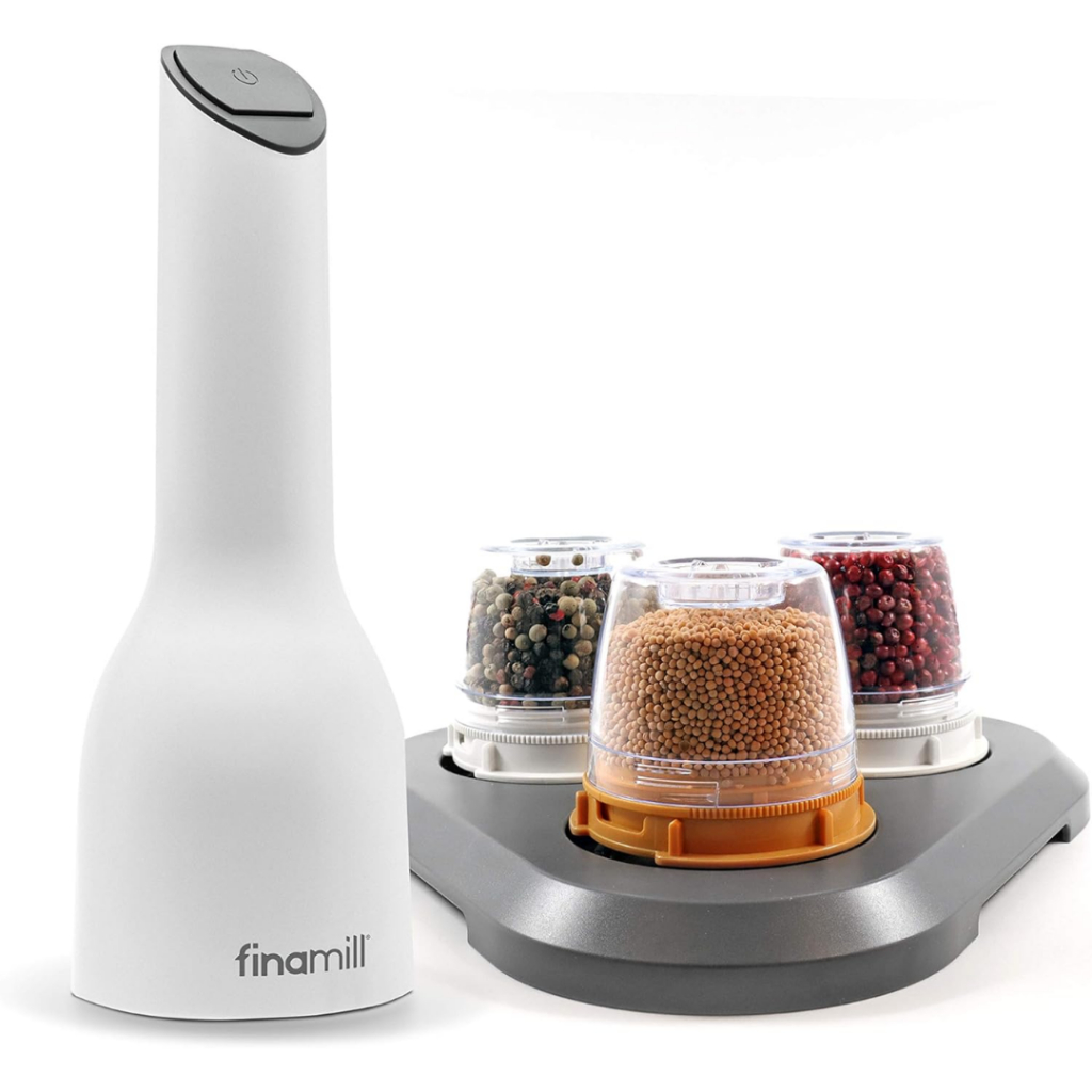 Finamill Stackable Triangular/Rectangular Tray ถาดทรงสามเหลี่ยมและสี่เหลี่ยมวางโถบด Finapods อุปกรณ์จัดเก็บ ชั้นวางโถบด