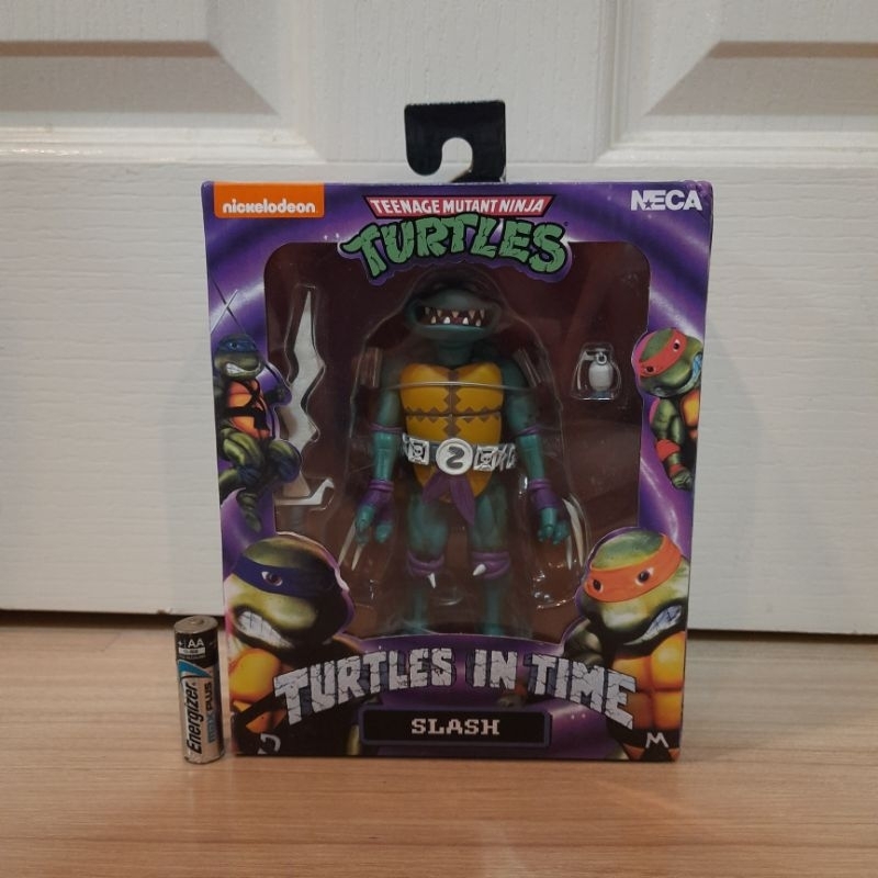 🍕Teenage Mutant Ninja Turtles Turtles in Time Slash Action Figure🍕 ฟิกเกอร์โมเดล เต่านินจา