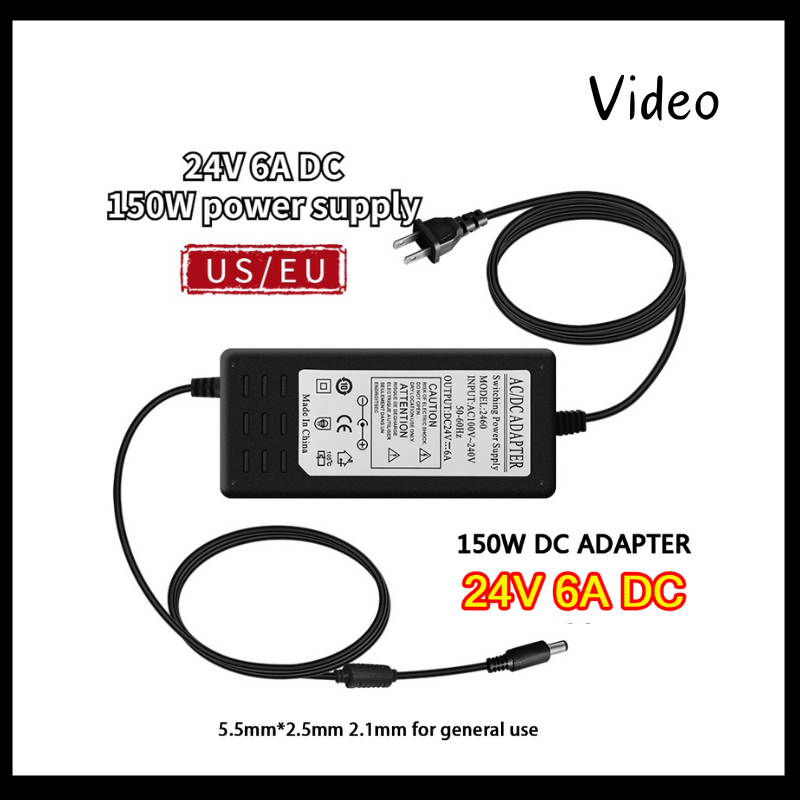 24v 6a อะแดปเตอร์ 24โวล์ท6แอมป์