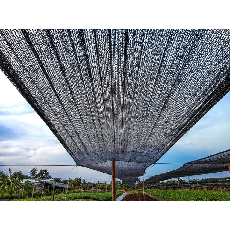 สแลนกันแดด (หน้ากว้าง2เมตร) กรองแสง70% 90% [สีดำ] ที่กรองแสง ที่กันแดด กันสาดผ้าสแลน - รูปที่ 6