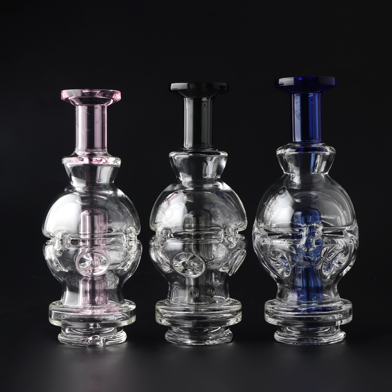 Puffco Peak Pro Attachment - 6.5 Inches | Durable Glass | Fits Puffco Peak (Blue, Black, Pink)