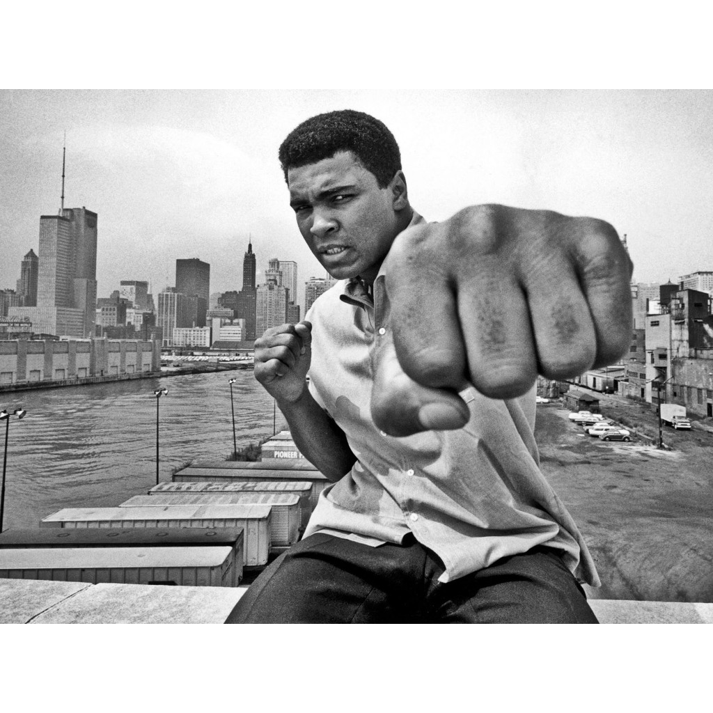 โปสเตอร์Muhammad Ali มูฮัมหมัด อาลี Poster ร้านคนไทย รับทำโปสเตอร์ รับทำกรอบตามขนาด