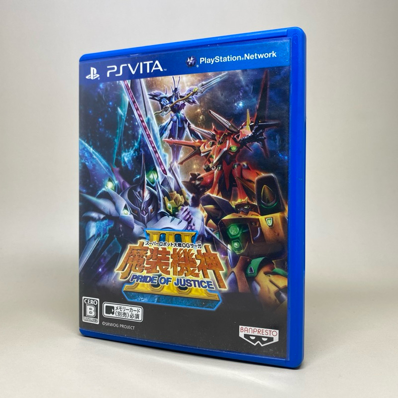 Super Robot Taisen OG Saga Masou Kishin III Pride of Justice PS Vita | PlayStation Vita Original Gam
