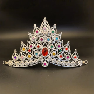 Vintage jewelry กะบังหน้าเครื่องประดับผม มงกุฎชุดไทยเพชร มงกุฎ