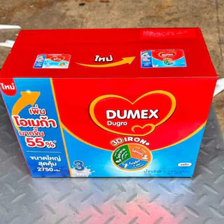 Dumex ดูโกร สูตร 3 ขนาด 2750 กรัมexp.22-06-2026