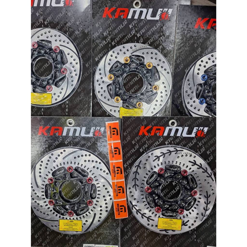จานดิสก์เบรก คามุย KAMUII จานเบรคหน้า​ สำหรับ Giorno 190mm ABS CBS 220mm คามูอิ จีออโน่
