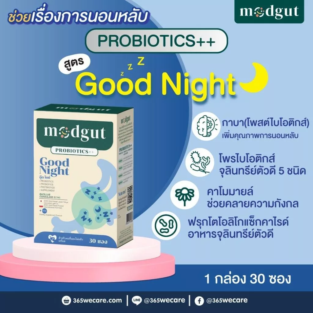 Modgut probioticsชนิดผง30ซอง ส้มเพิ่มภูมิคุ้มกัน/ฟ้าช่วยนอน/ม่วงควบคุมน้ำหนัก/ชมพูปรับลำไส้exp12/9/27คละสูตรทักchat thumbnail 5